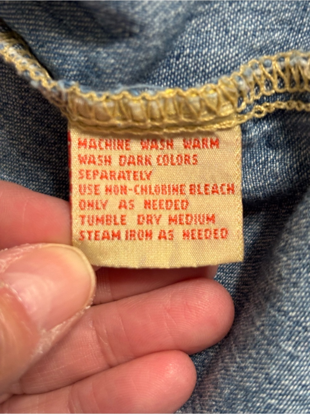 💙 Vintage Kiko-mo Blue Jeans Denim Button Front Shirt Jacket Women’s 20W - Picture 3 of 8